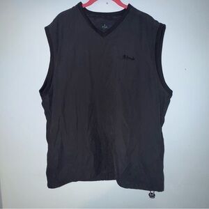 PRINGLE GOLF Sleeveless Bodywarmer Black Gilet‎ Waistcoat Windcheater XL